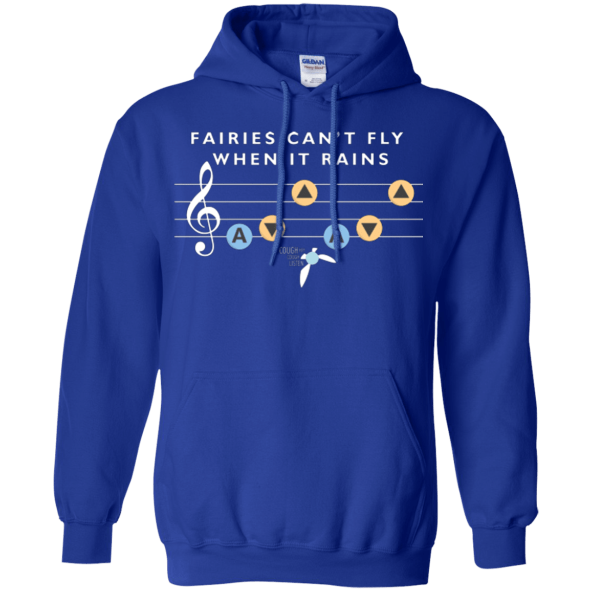 Sweatshirts Royal / Small Fairies Can't Fly When It Rains Pullover Hoodie