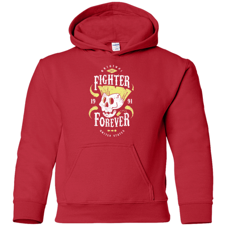 Sweatshirts Red / YS Fighter Forever Guile Youth Hoodie