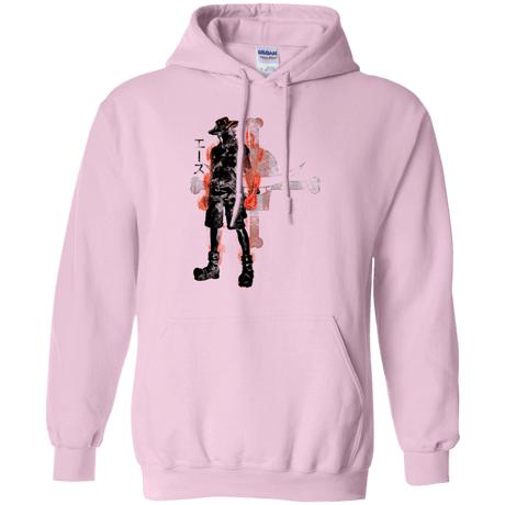 Sweatshirts Light Pink / Small Fire fist Pullover Hoodie