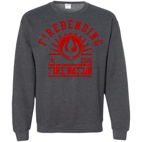 Sweatshirts Dark Heather / Small Fire Nation Crewneck Sweatshirt