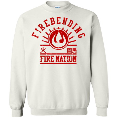 Sweatshirts White / Small Fire Nation Crewneck Sweatshirt