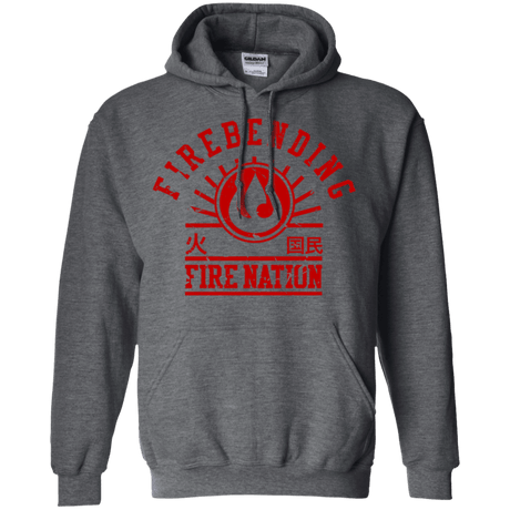 Sweatshirts Dark Heather / Small Fire Nation Pullover Hoodie