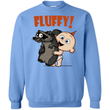 Sweatshirts Carolina Blue / S Fluffy Raccoon Crewneck Sweatshirt