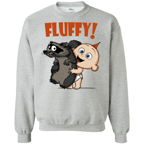 Sweatshirts Sport Grey / S Fluffy Raccoon Crewneck Sweatshirt