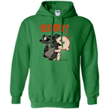 Sweatshirts Irish Green / S Fluffy Raccoon Pullover Hoodie