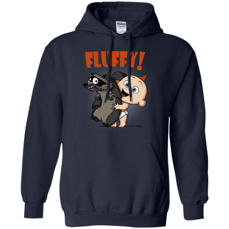 Sweatshirts Navy / S Fluffy Raccoon Pullover Hoodie