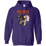 Sweatshirts Purple / S Fluffy Raccoon Pullover Hoodie