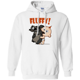 Sweatshirts White / S Fluffy Raccoon Pullover Hoodie