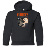 Sweatshirts Black / YS Fluffy Raccoon Youth Hoodie