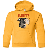 Sweatshirts Gold / YS Fluffy Raccoon Youth Hoodie