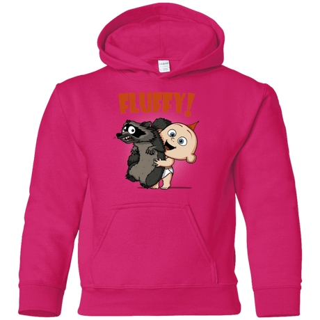 Sweatshirts Heliconia / YS Fluffy Raccoon Youth Hoodie