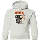 Sweatshirts White / YS Fluffy Raccoon Youth Hoodie