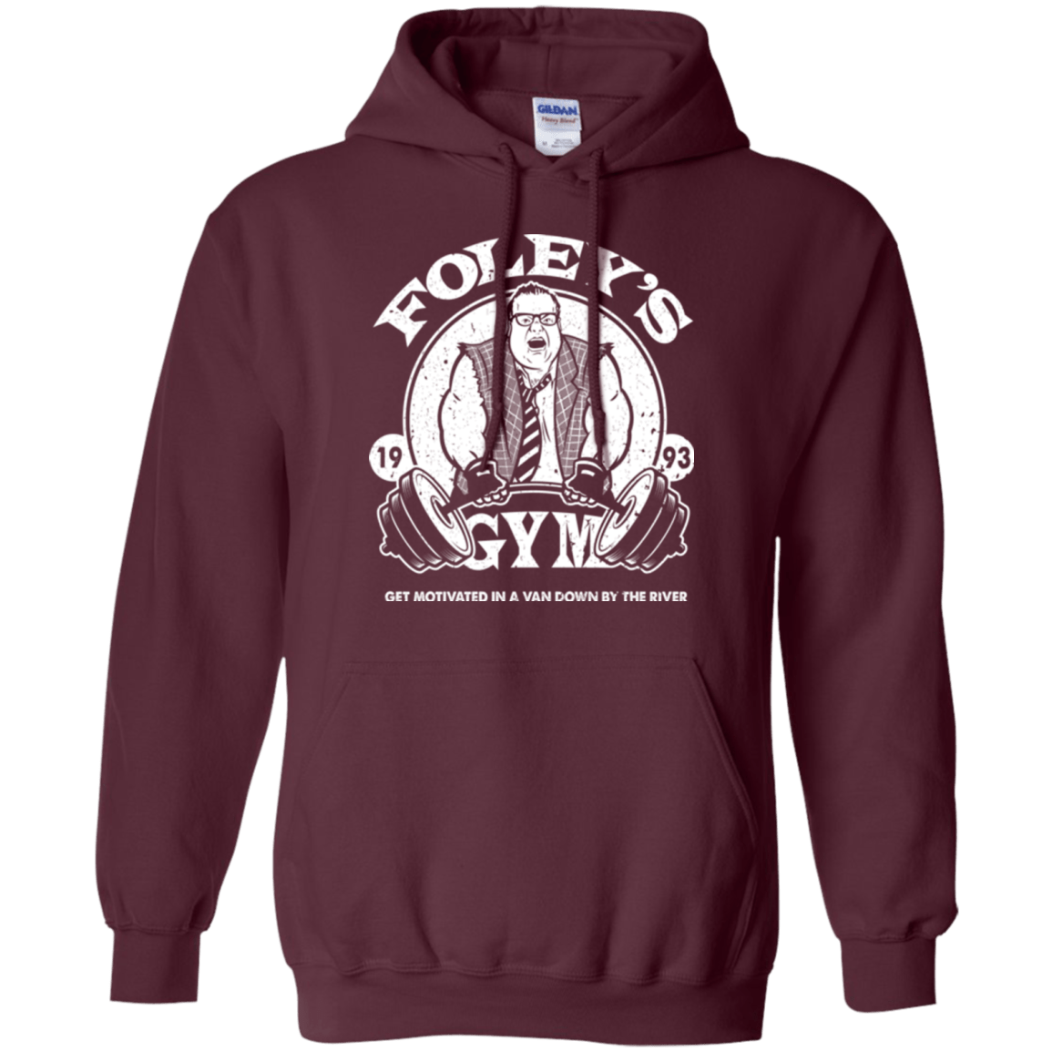 Sweatshirts Maroon / Small Foleys Gym Pullover Hoodie