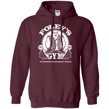 Sweatshirts Maroon / Small Foleys Gym Pullover Hoodie