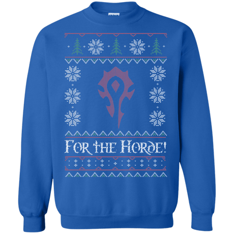 Sweatshirts Royal / Small For The Horde Crewneck Sweatshirt