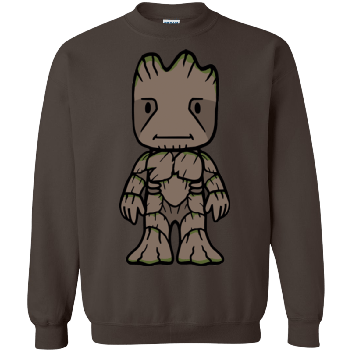Sweatshirts Dark Chocolate / Small Friendly Tree Crewneck Sweatshirt