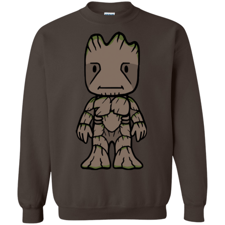 Sweatshirts Dark Chocolate / Small Friendly Tree Crewneck Sweatshirt