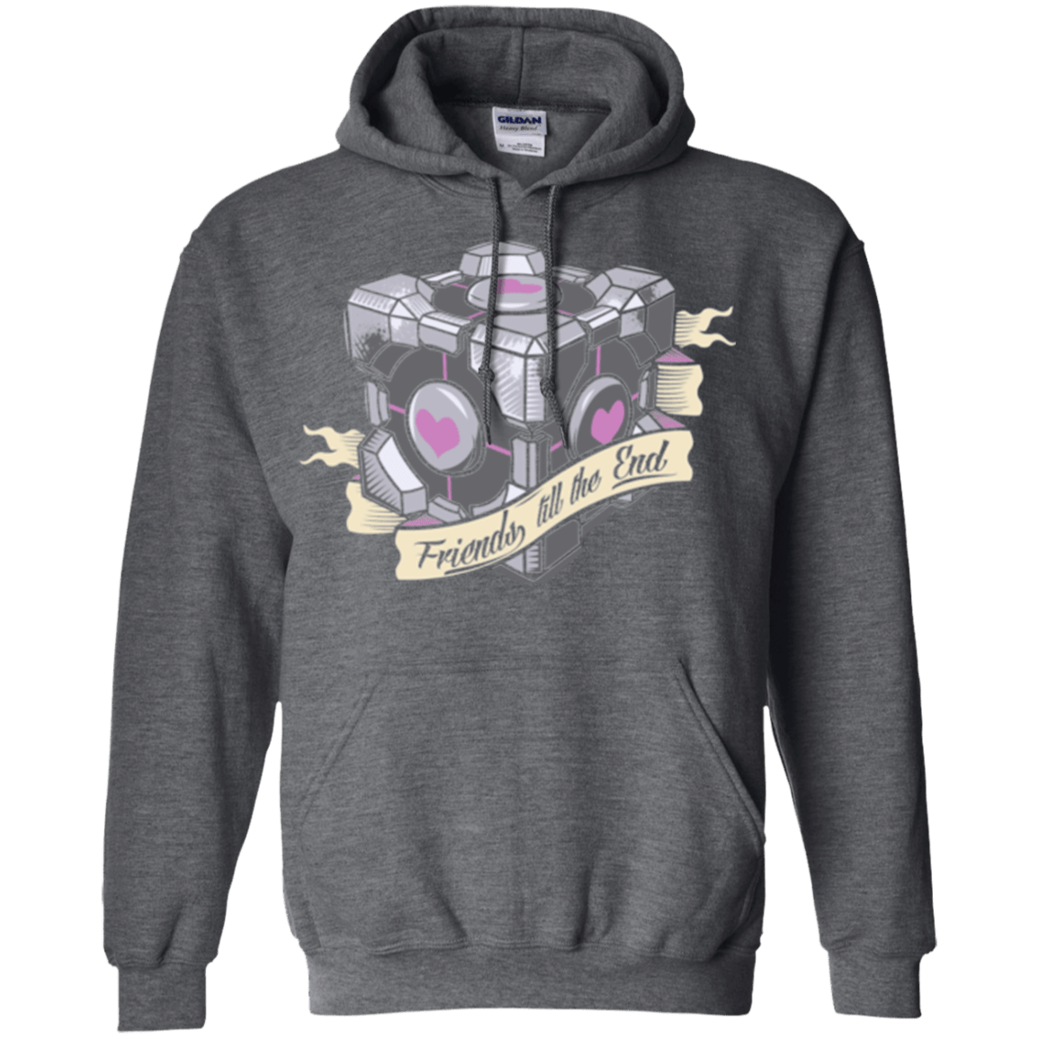 Sweatshirts Dark Heather / Small Friends till the End Pullover Hoodie