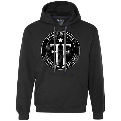 Sweatshirts Black / Small Fringe Logo Vintage Premium Fleece Hoodie