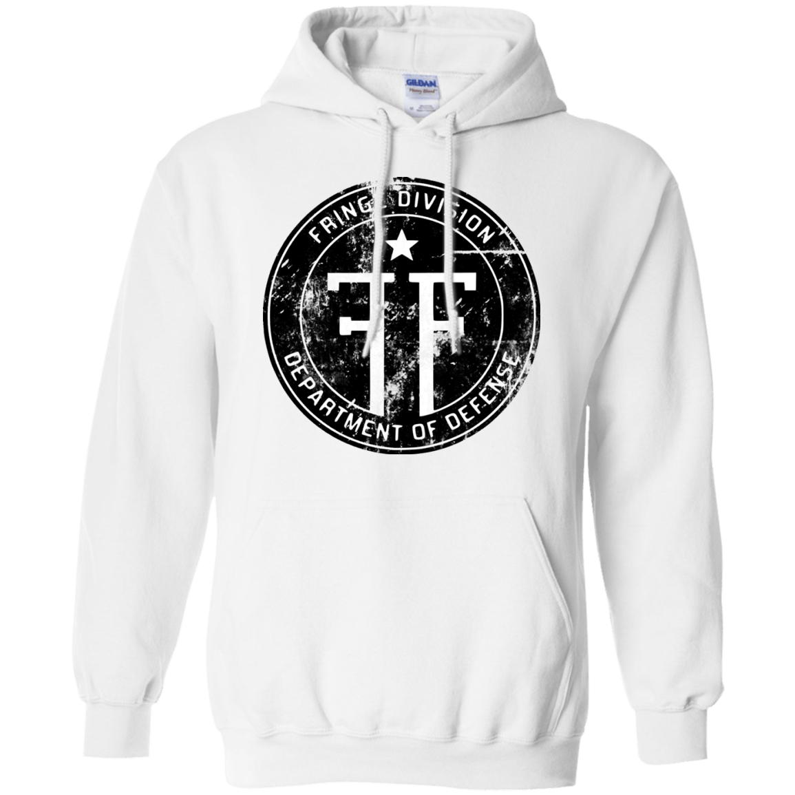 Sweatshirts White / Small Fringe Logo Vintage Pullover Hoodie