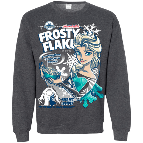Sweatshirts Dark Heather / Small Frosty Flakes Crewneck Sweatshirt