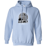 Sweatshirts Light Blue / Small Full Moon Over Empire Pullover Hoodie