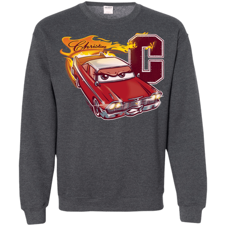Sweatshirts Dark Heather / Small Fury And Fire Crewneck Sweatshirt