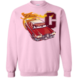 Sweatshirts Light Pink / Small Fury And Fire Crewneck Sweatshirt