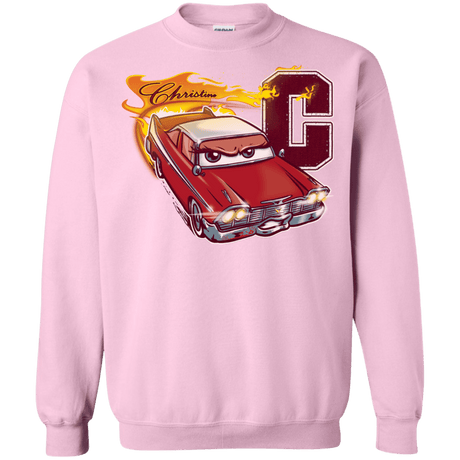 Sweatshirts Light Pink / Small Fury And Fire Crewneck Sweatshirt