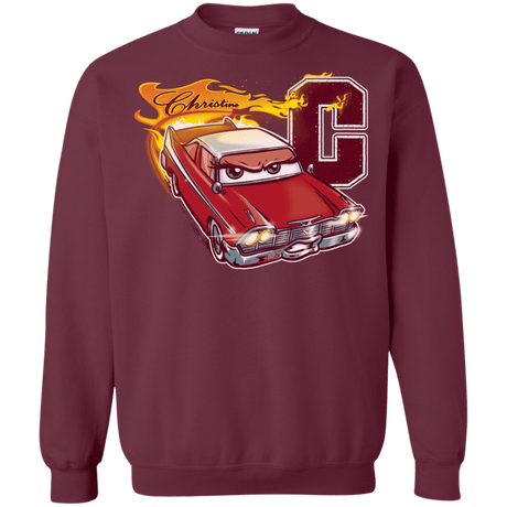 Sweatshirts Maroon / Small Fury And Fire Crewneck Sweatshirt