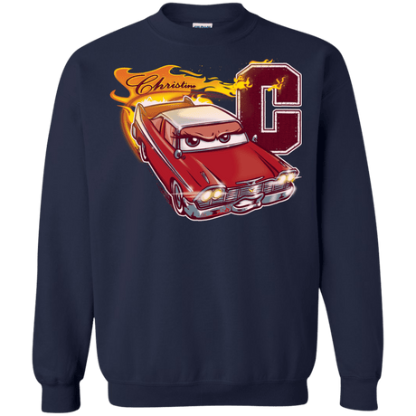 Sweatshirts Navy / Small Fury And Fire Crewneck Sweatshirt