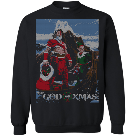 Sweatshirts Black / S GOD OF XMAS Crewneck Sweatshirt