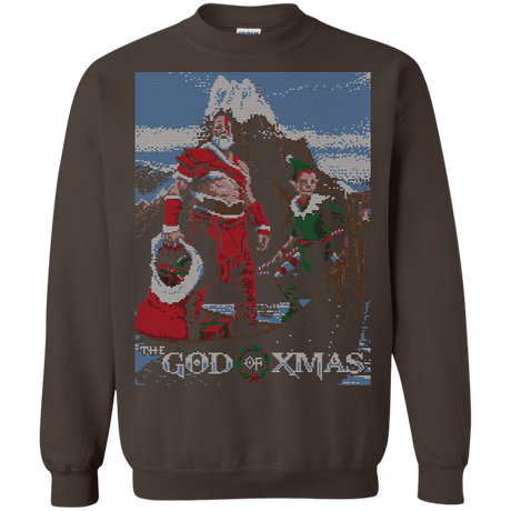 Sweatshirts Dark Chocolate / S GOD OF XMAS Crewneck Sweatshirt