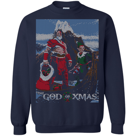 Sweatshirts Navy / S GOD OF XMAS Crewneck Sweatshirt