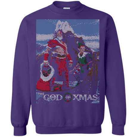 Sweatshirts Purple / S GOD OF XMAS Crewneck Sweatshirt