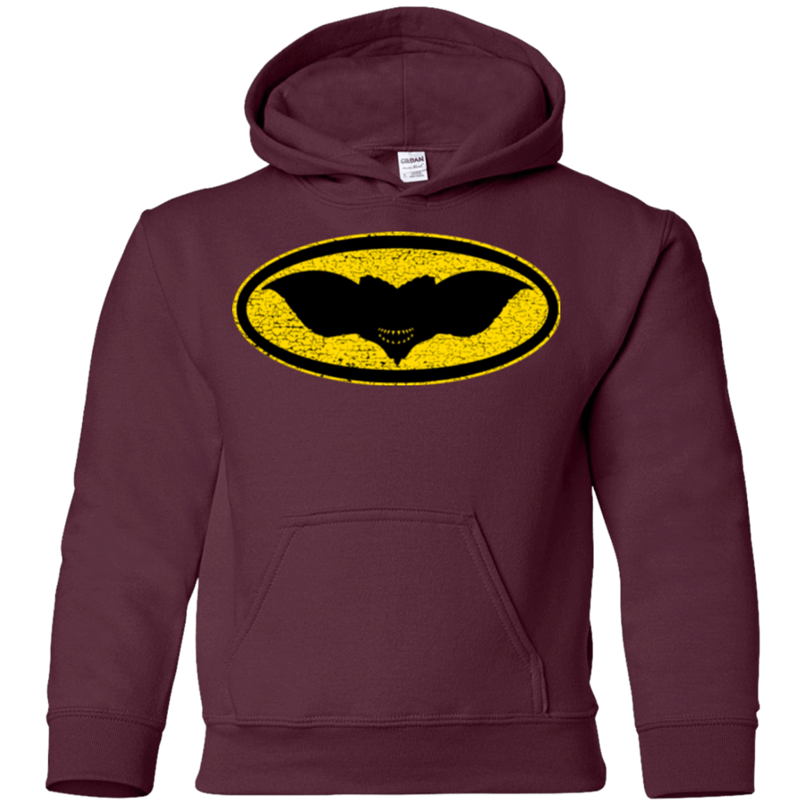 Sweatshirts Maroon / YS Gotham Gremlin Youth Hoodie