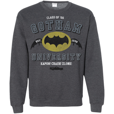 Sweatshirts Dark Heather / Small Gotham University Crewneck Sweatshirt