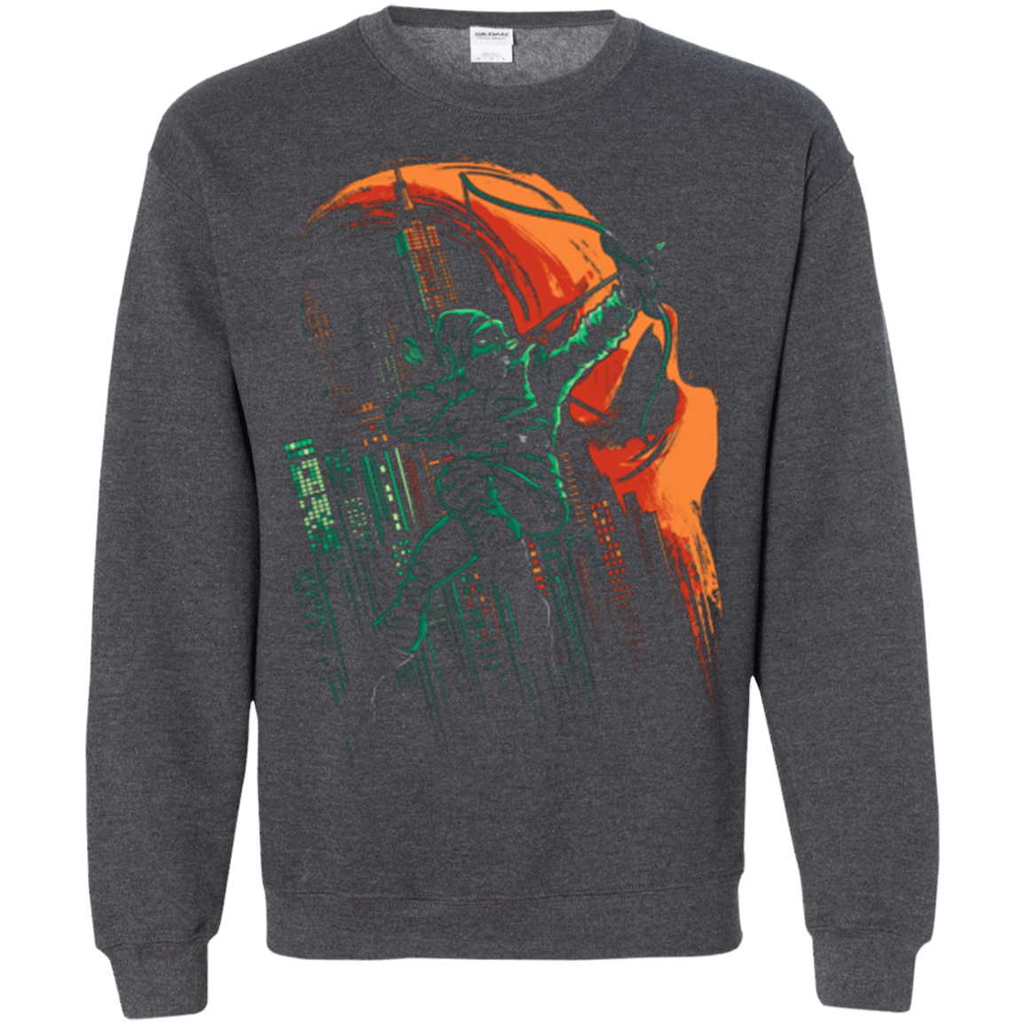 Sweatshirts Dark Heather / Small Green Vigilance Crewneck Sweatshirt