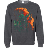 Sweatshirts Dark Heather / Small Green Vigilance Crewneck Sweatshirt