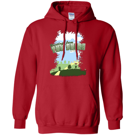 Sweatshirts Red / Small Greetings From Shire Pullover Hoodie