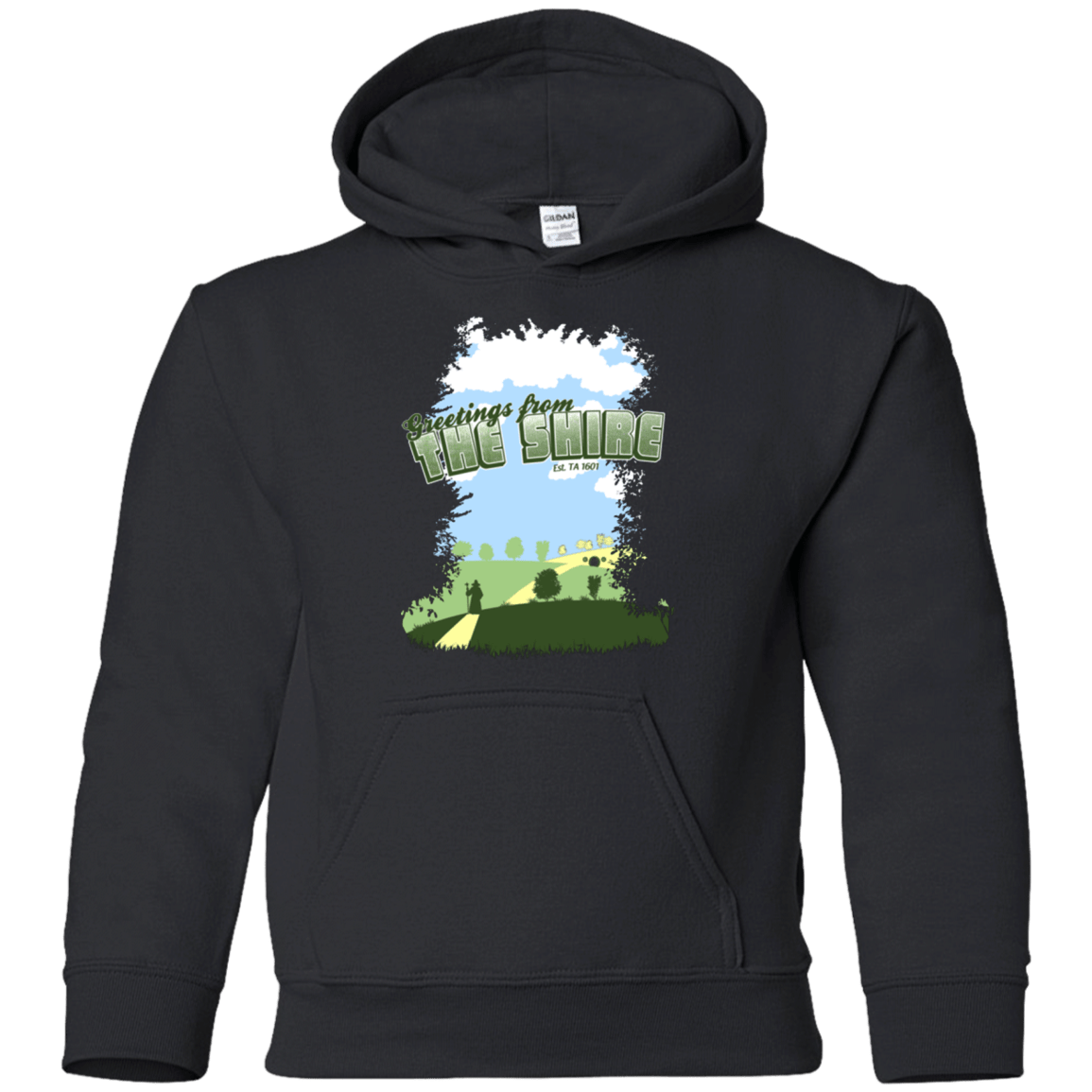 Sweatshirts Black / YS Greetings From Shire Youth Hoodie