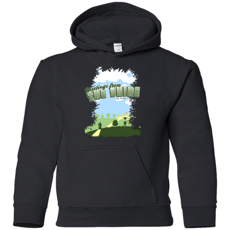 Sweatshirts Black / YS Greetings From Shire Youth Hoodie