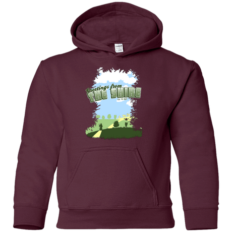 Sweatshirts Maroon / YS Greetings From Shire Youth Hoodie
