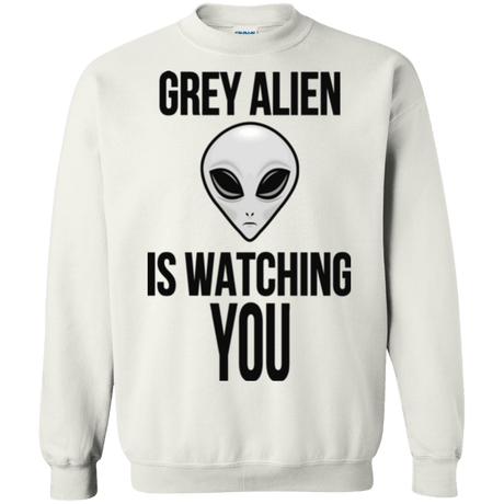 Sweatshirts White / Small Grey Alien Crewneck Sweatshirt
