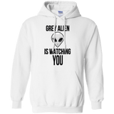 Sweatshirts White / Small Grey Alien Pullover Hoodie