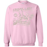 Sweatshirts Light Pink / Small Groot Lady Crewneck Sweatshirt