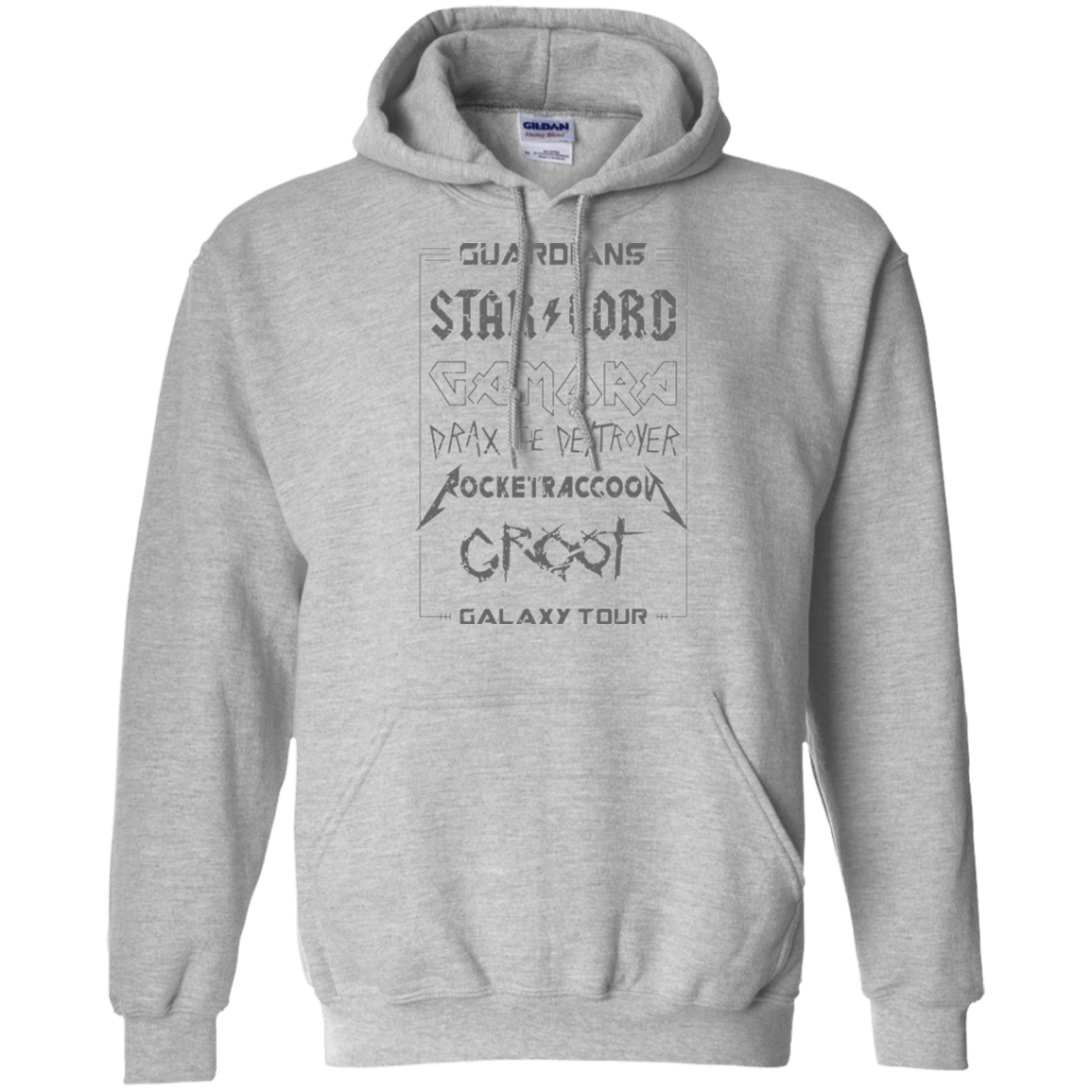 Sweatshirts Sport Grey / Small Guardians Galaxy Tour Grunge Pullover Hoodie