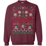 Sweatshirts Maroon / Small HaHa Holidays Crewneck Sweatshirt