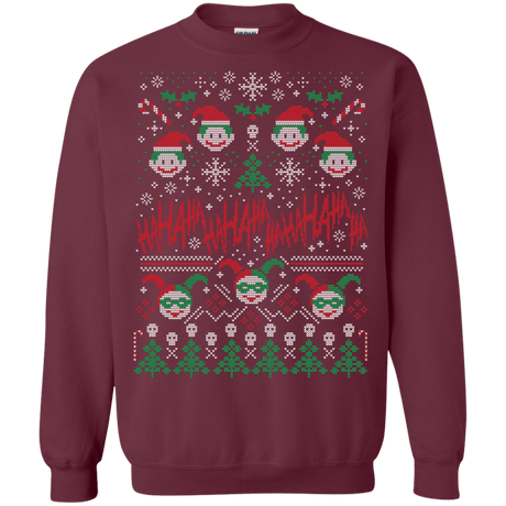 Sweatshirts Maroon / Small HaHa Holidays Crewneck Sweatshirt
