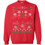 Sweatshirts Red / Small HaHa Holidays Crewneck Sweatshirt